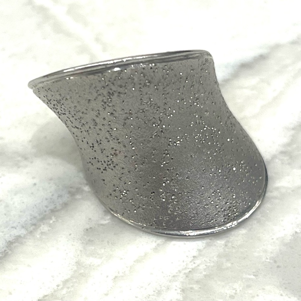 Sterling Silver Cigar Band Ring